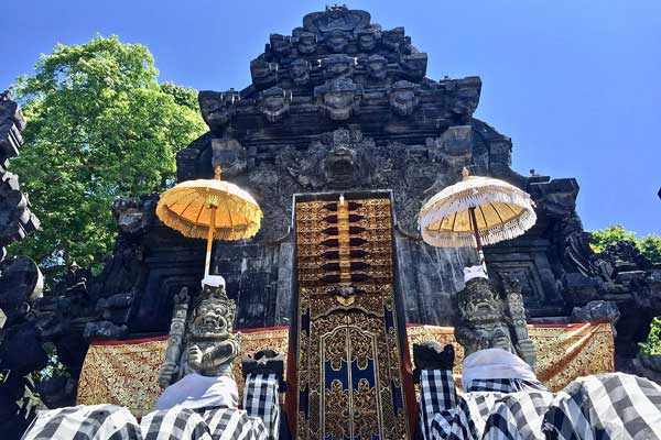Goa Lawah Temple Door Bali