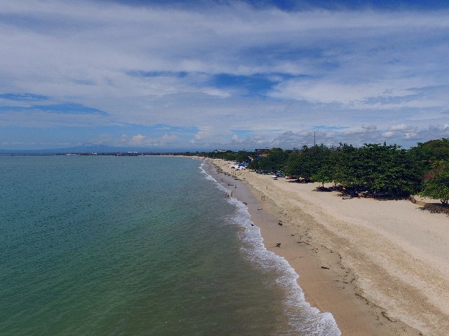 Jimbaran Beach Drone