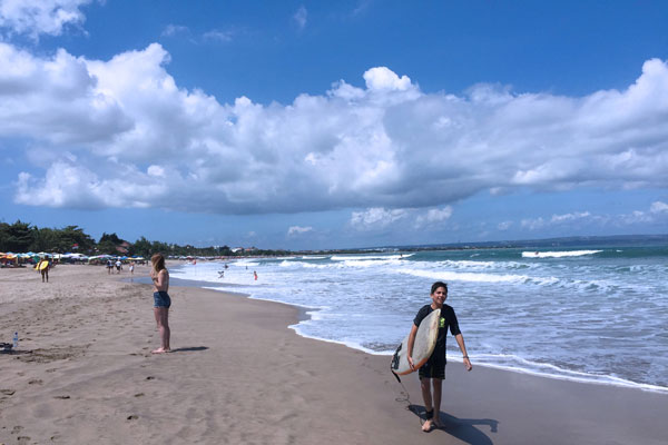 Legian Beach Sunny Weather