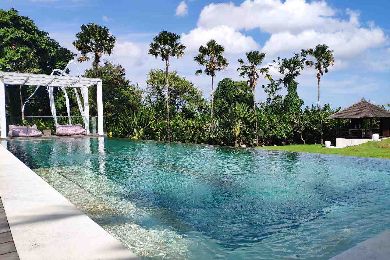 luxury private pool villa