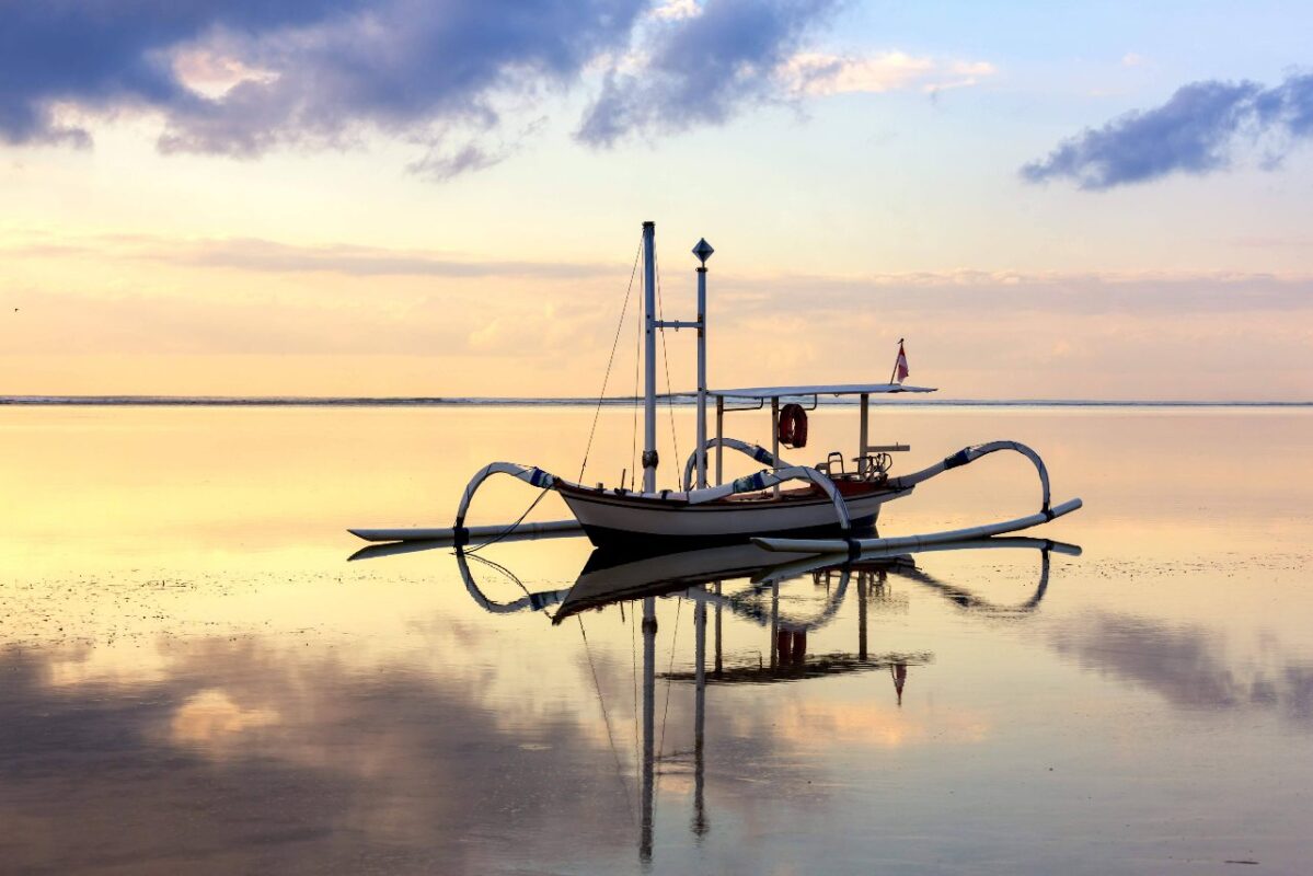 sanur beach sunrise