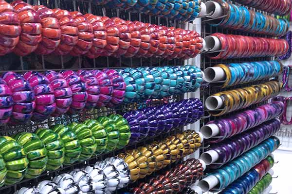 Colourful bracelets in Bali