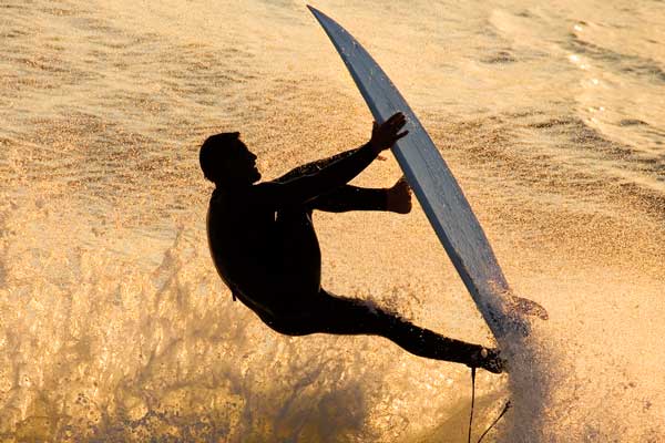 Sunset Surfing