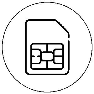 simcard esim card bali icon